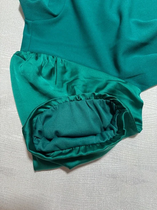 H&M Teal Puff-Sleeve Blouse - Picture 8 of 13